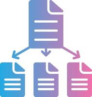 Data Transformation Modern Color Symbol vector