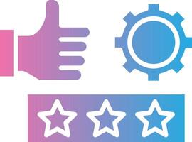 Feedback Abstract UI Visual vector