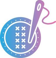 Cross Stitch Mobile App Illustration vector
