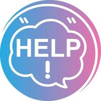Help Stylish UX Piece vector