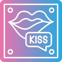 Kiss Handcrafted UI Symbol vector
