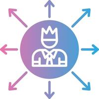 Mentor Modern Color Symbol vector