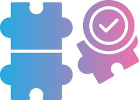 Puzzle App-Based UI Graphic vector
