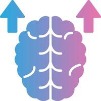 Neuroplasticity Gradient Style Element vector