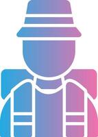Tourist Muted Tone Element vector