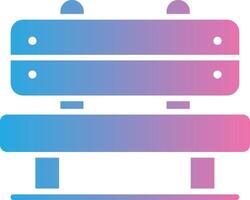 Bench Minimal UI Element vector