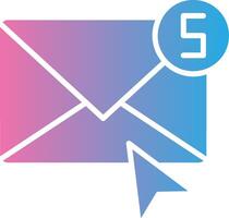 Mail Outlined Frame Object vector