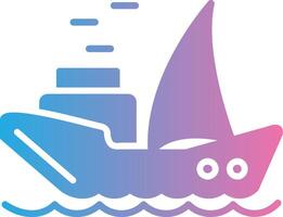 Ship Compact Web Symbol vector