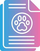 Document Futuristic App Badge vector