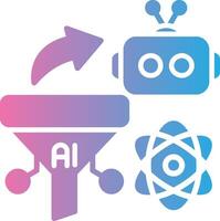 Filter 3D Interface Shape vector
