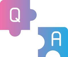 Puzzle Abstract UI Visual vector