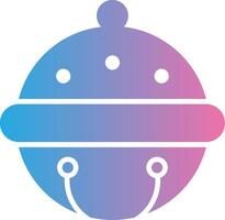 Sleigh Bell Custom Line Element vector