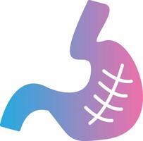 Stomach Futuristic UI Mark vector