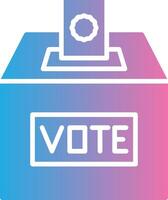 Voting Geometric App Mark vector