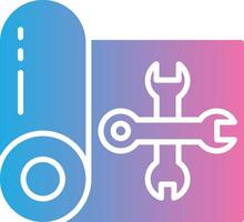 Blueprint Outlined Frame Object vector