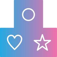 Cubes Modern Interface Badge vector