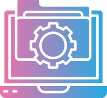 Folder Management Cool Tone Form vector