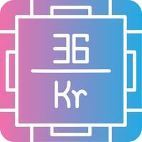 Krypton Bright Tone Visual vector