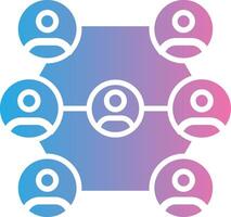 People Network UI Badge vector