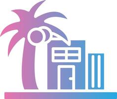 Resort Minimal Design Badge vector