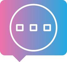 Speech Bubble Interactive UI Design vector