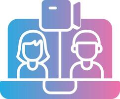 Videocall Muted Color Design vector