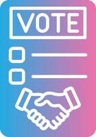 Agreement Interface Line Graphic vector