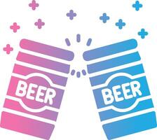 Cheers Custom Line Element vector