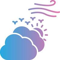 Cloudy Hand-Drawn Sketch Symbol vector