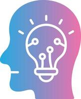 Creative Thinking Vivid App Element vector