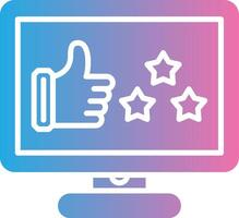 Feedback Simplified Line Mark vector