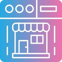 Online Shop Cool Tone Form vector