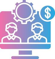 Team work Modern Tech Object vector