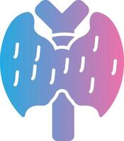 Thyroid App-Based UI Graphic vector