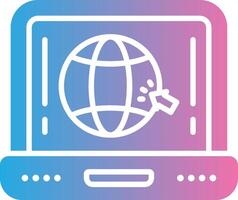 Web Bold Outline Badge vector