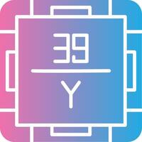 Yttrium Creative Sketch Element vector