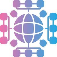 Global Network Flat UI Form vector