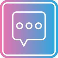 Chat Flat UI Form vector