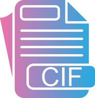 CIF Modern Shape Graphic vector