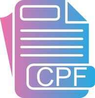 CPF Sleek Visual Mark vector