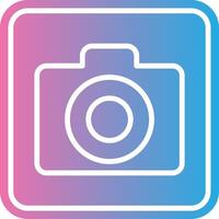 Camera Thin Line Element vector
