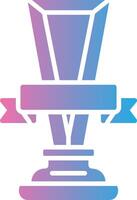 Trophy Cup Tech Styled Form vector