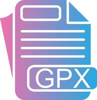 GPX 3D Interface Shape vector