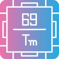 Thulium Flat UI Form vector