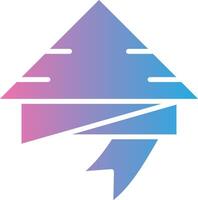 Triangle Shape Muted Tone Element vector