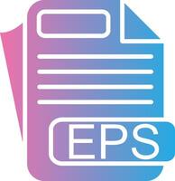 EPS Gradient Style Element vector