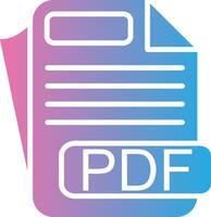 PDF User Interface Mark vector