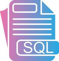 SQL Muted Tone Element vector