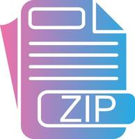 ZIP Clean Sketch Form vector