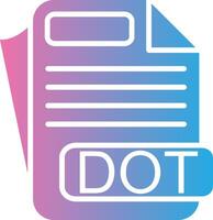 DOT Geometric App Mark vector